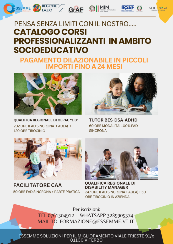 CATALOGO CORSI AUTUNNO 2024